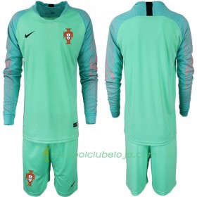 Camisola Portugal Guarda Redes Criança Equipamento World Cup 2018 Manga Comprida